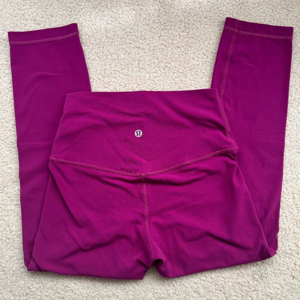 Lululemon Align Crop 21" Deep Fuschia Size 4